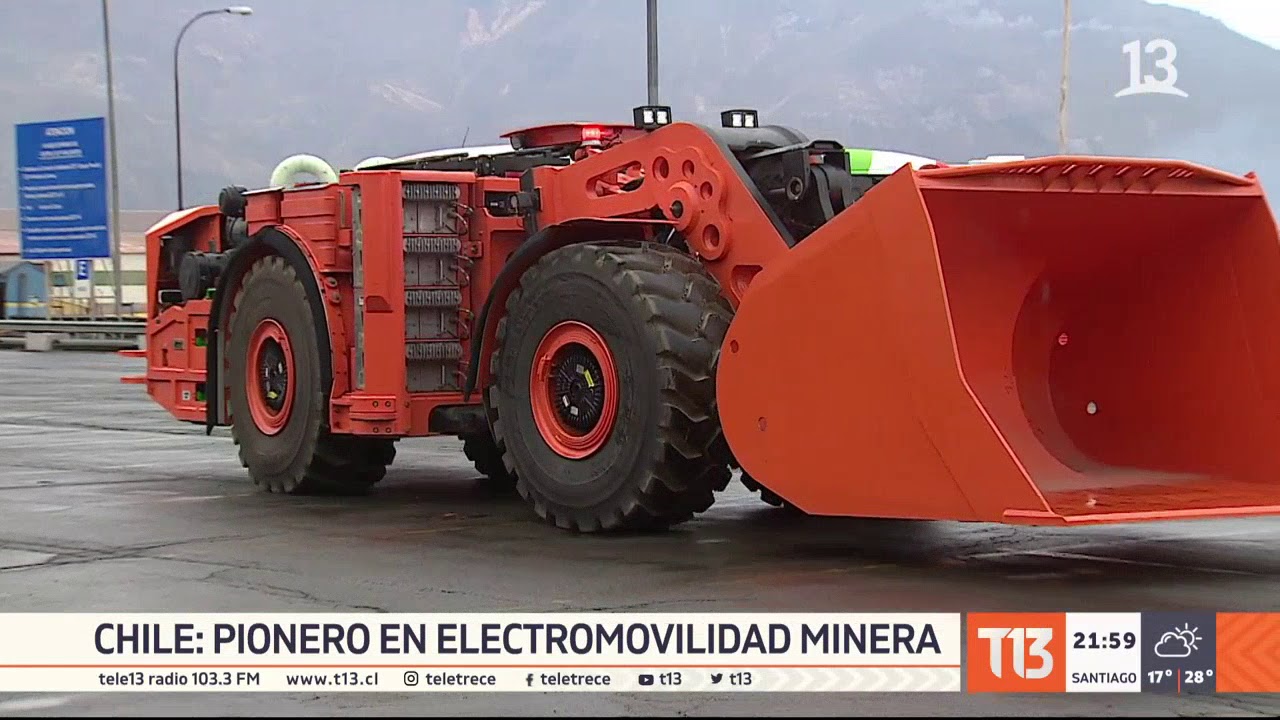 El Teniente fue presenta la primera maquina híbrida que funciona con energía eléctrica