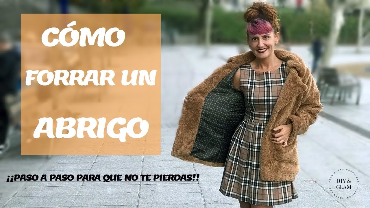 C&oacute;mo forrar un abrigo de manera muy sencilla