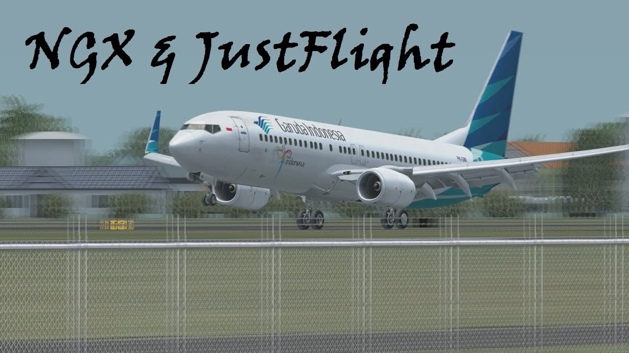 [FSX HD] 737 Indonesian Airline Traffic (Lion Air, Garuda Indonesia, Sriwijaya Air, Batavia Air)