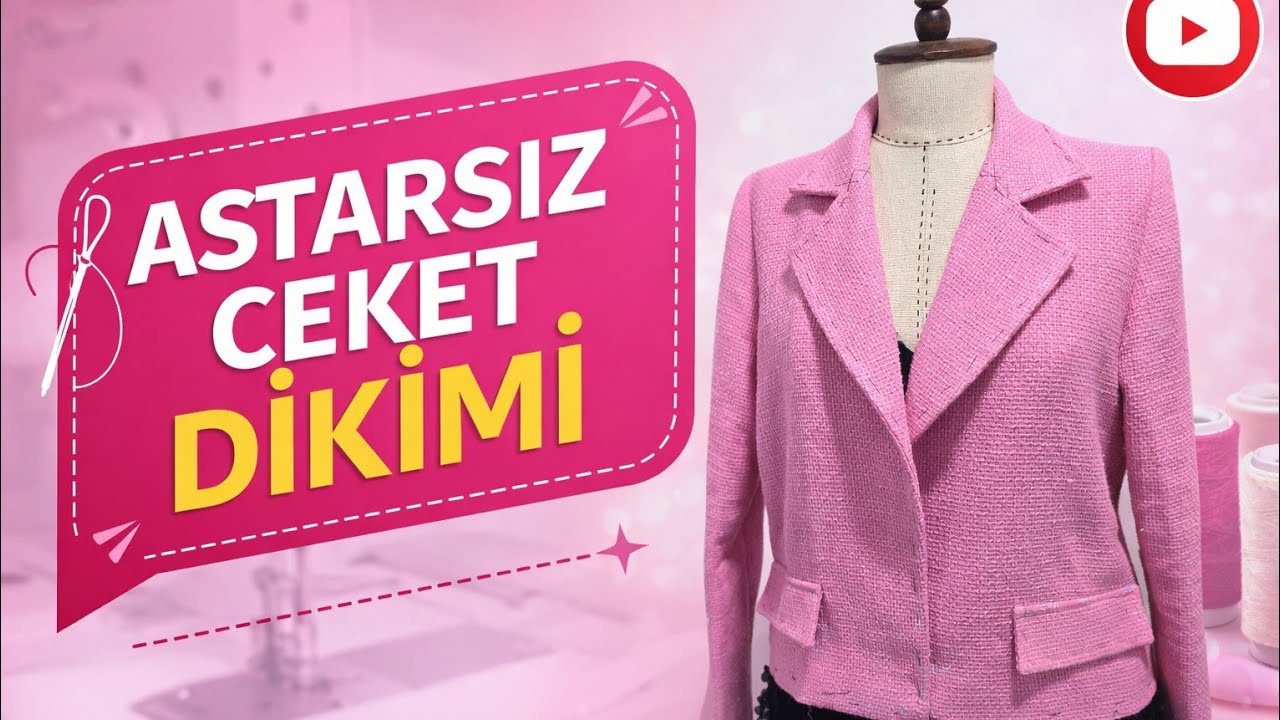 Astarsız ceket dikimi  