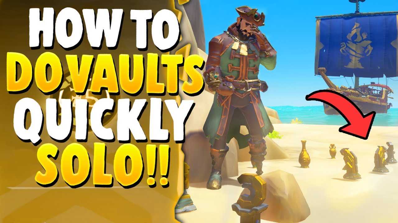 Как пройти НОВЫЕ ХРАНИЛИЩА БЫСТРО И В ОДИНОЧКУ!! (Sea Of Thieves)