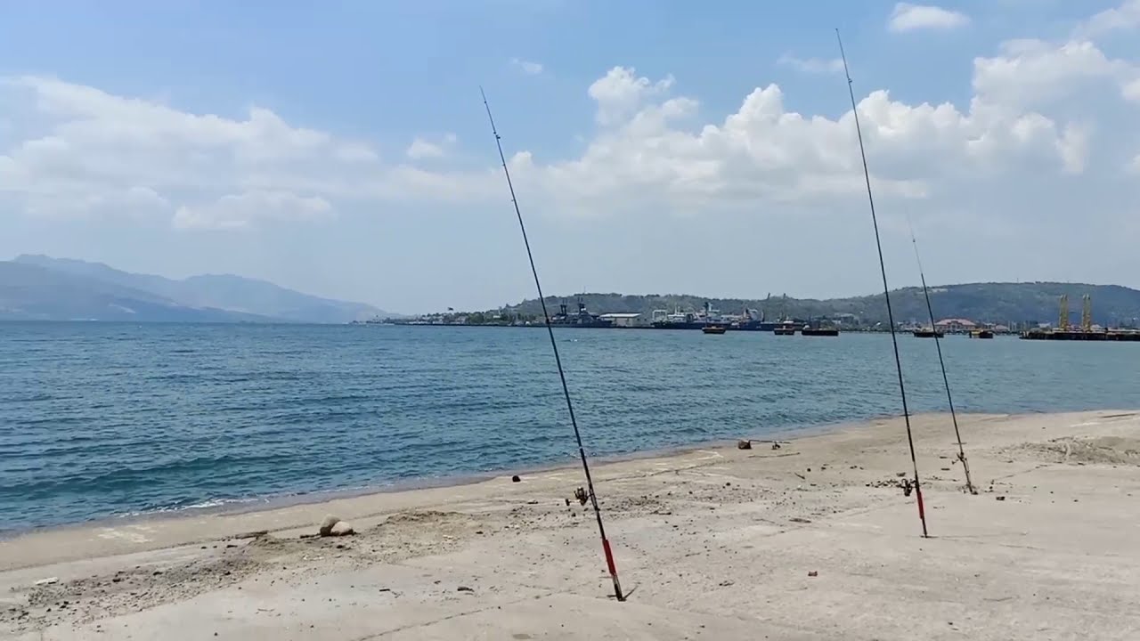 FISHING WITH EXPENSIVE DRONE.