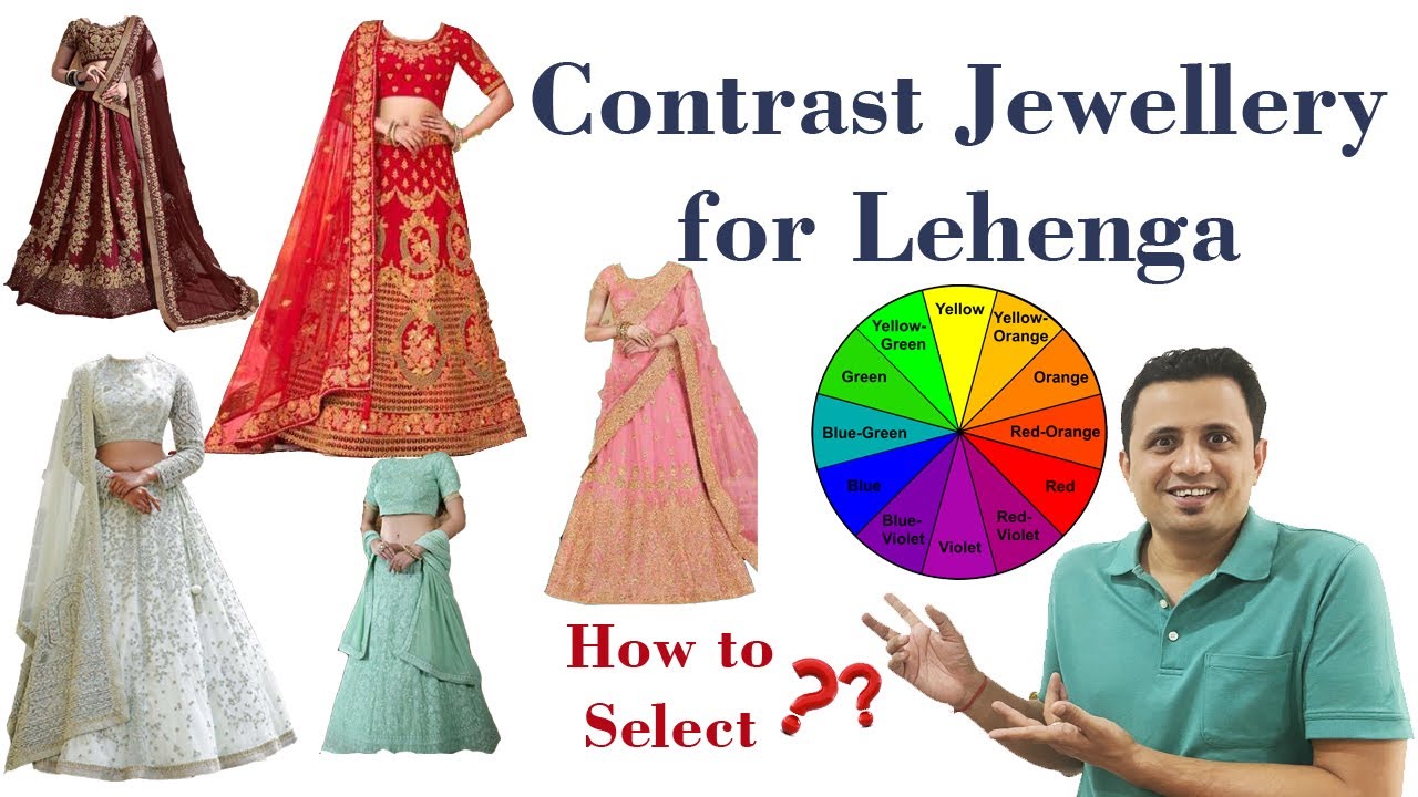 Jewellery for Bridal Lehenga | How to select Contrast Jewellery for Lehenga