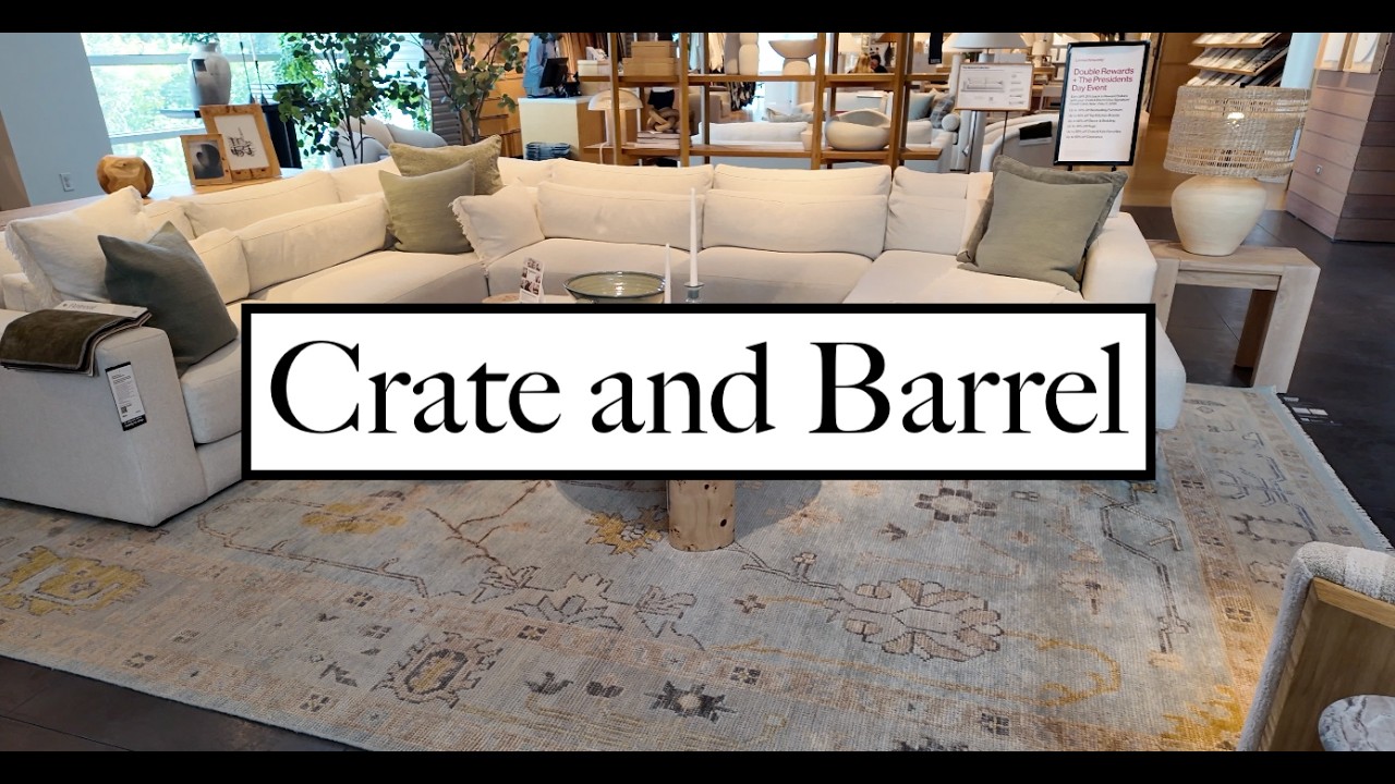 Crate and Barrel  !!   Shopping !!
