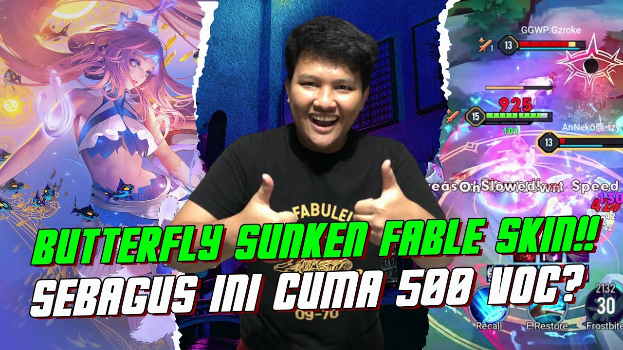 BUTTERFLY SUNKEN FABLE SKIN!! Sebagus ini cuma 500 voucher