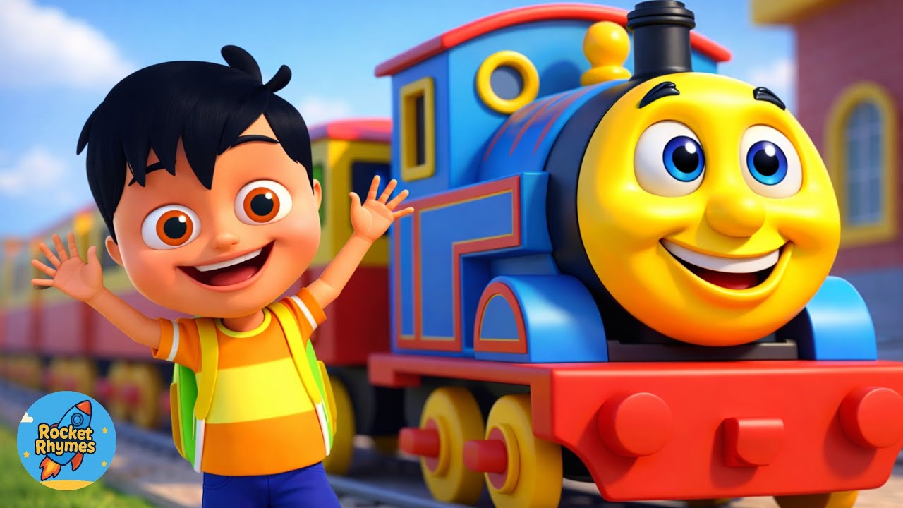 गाड़ी आयी छुक छुक - Full Rhyme in Hindi | Gadi Aayi Gadi Aayi Chuk Chuk Rhyme | Kids Rhyme in Hindi