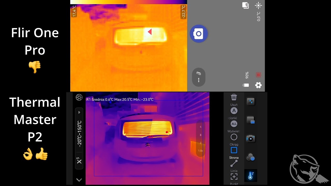 UNBOXING ORAZ PORÓWNANIE. THERMAL MASTER P2 VS FLIR ONE PRO. BRUTALNY NOKAUT. KO.