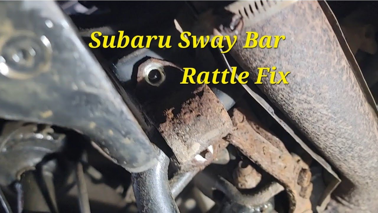 Устранение дребезжания стабилизатора поперечной устойчивости Subaru.
