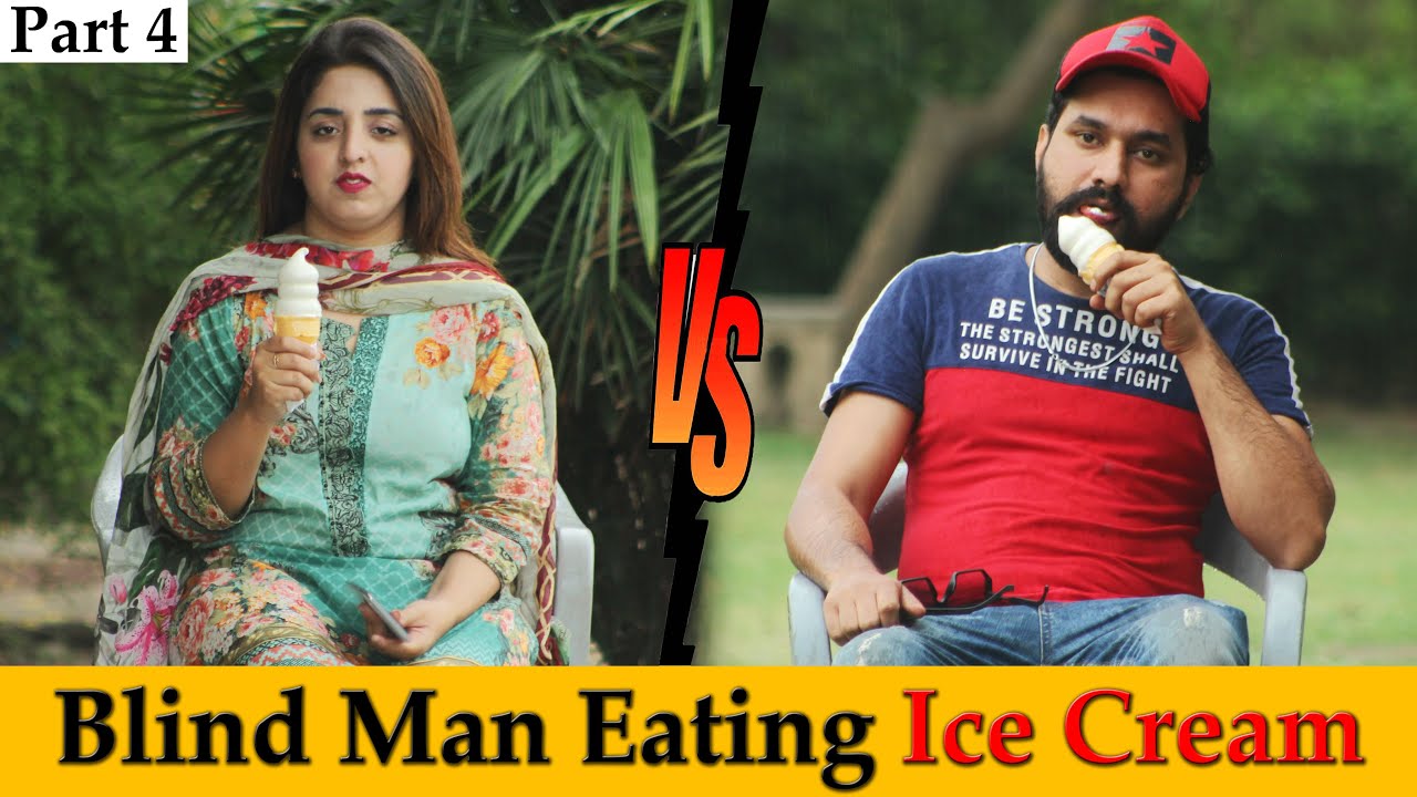 BLIND MAN EATING ICE CREAM AND FLIRTING WITH GIRL PRANK ( Part 5 ) | Epic Reaction 😂😂