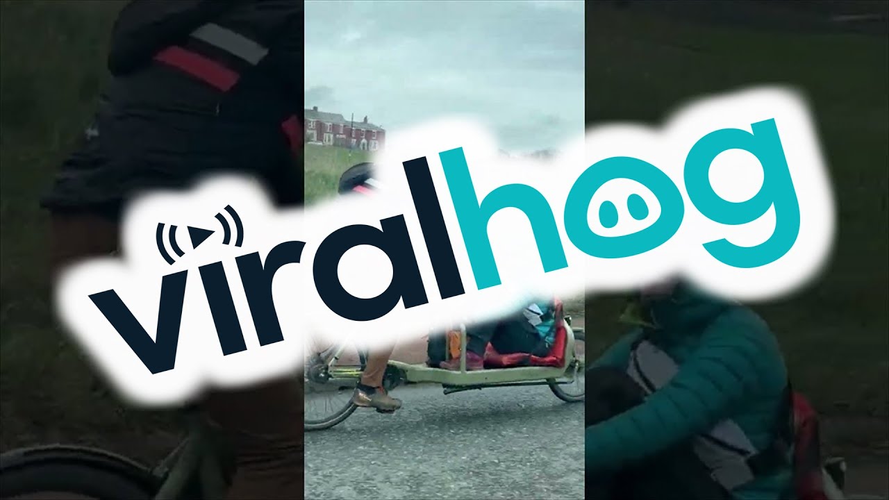 Taking a Ride on a Cargo Bike || ViralHog