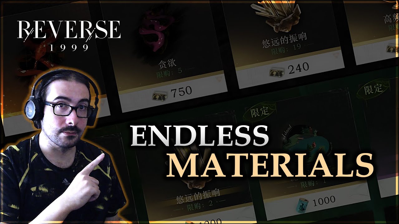 ENDLESS MATERIALS COMING SOON | Reverse 1999