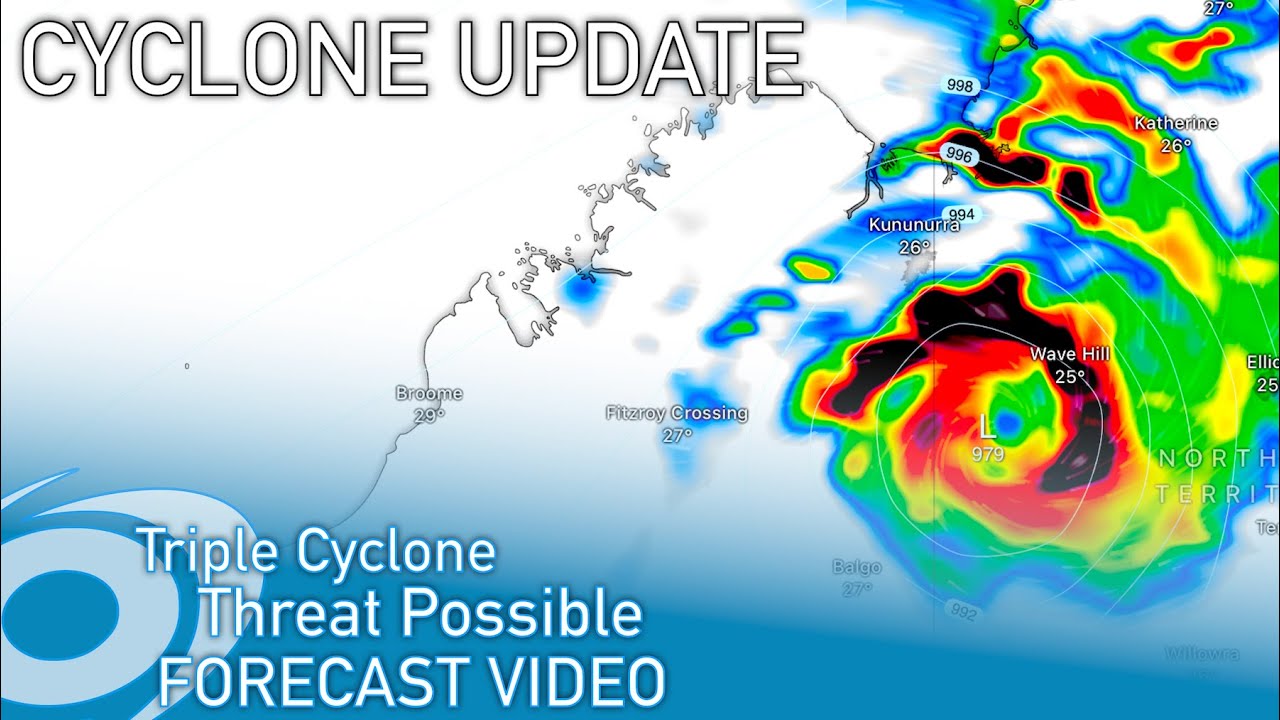 Three Tropical Cyclones are Forecast to Develop and Intensify Across Australia’s North Next Week