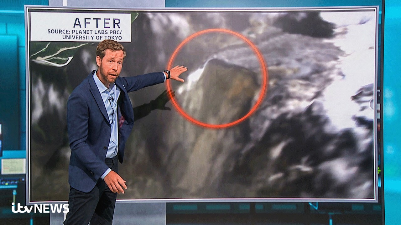 Satellite images show immense scale of Nepal flash flooding