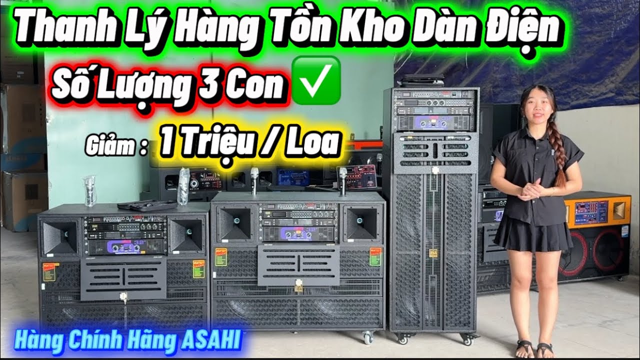 THANH LÝ HÀNG TỒN KHO 🔥SỐ LƯỢNG 3 CON 🔥GIẢM : 1 TRIỆU / LOA 🔥HÀNG NHẬP KHẨU CHÍNH HÃNG ASAHI #loa 