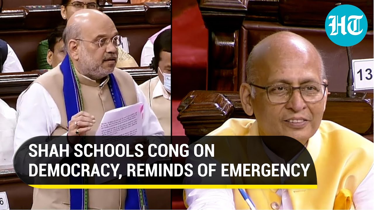 How Amit Shah warned Cong in Rajya Sabha; Reminded party of Emergency