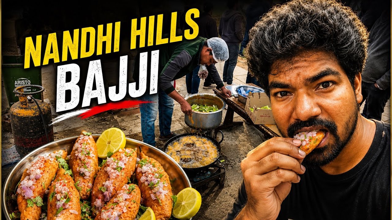 Big Mirchi Bajji 🤤😋 Making | Chilli bajji Cooking | Mirchi Bajji Best in Nandi Hills Bangalore 