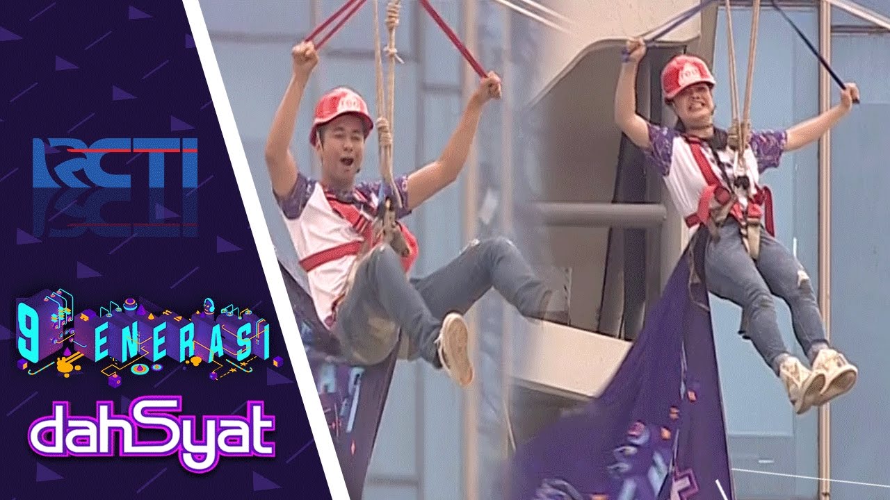 Raffi & Felly Naik Flying Fox Untuk Opening HUT Dahsyat 9 | HUT DAHSYAT 9 | 22 MARET 2017