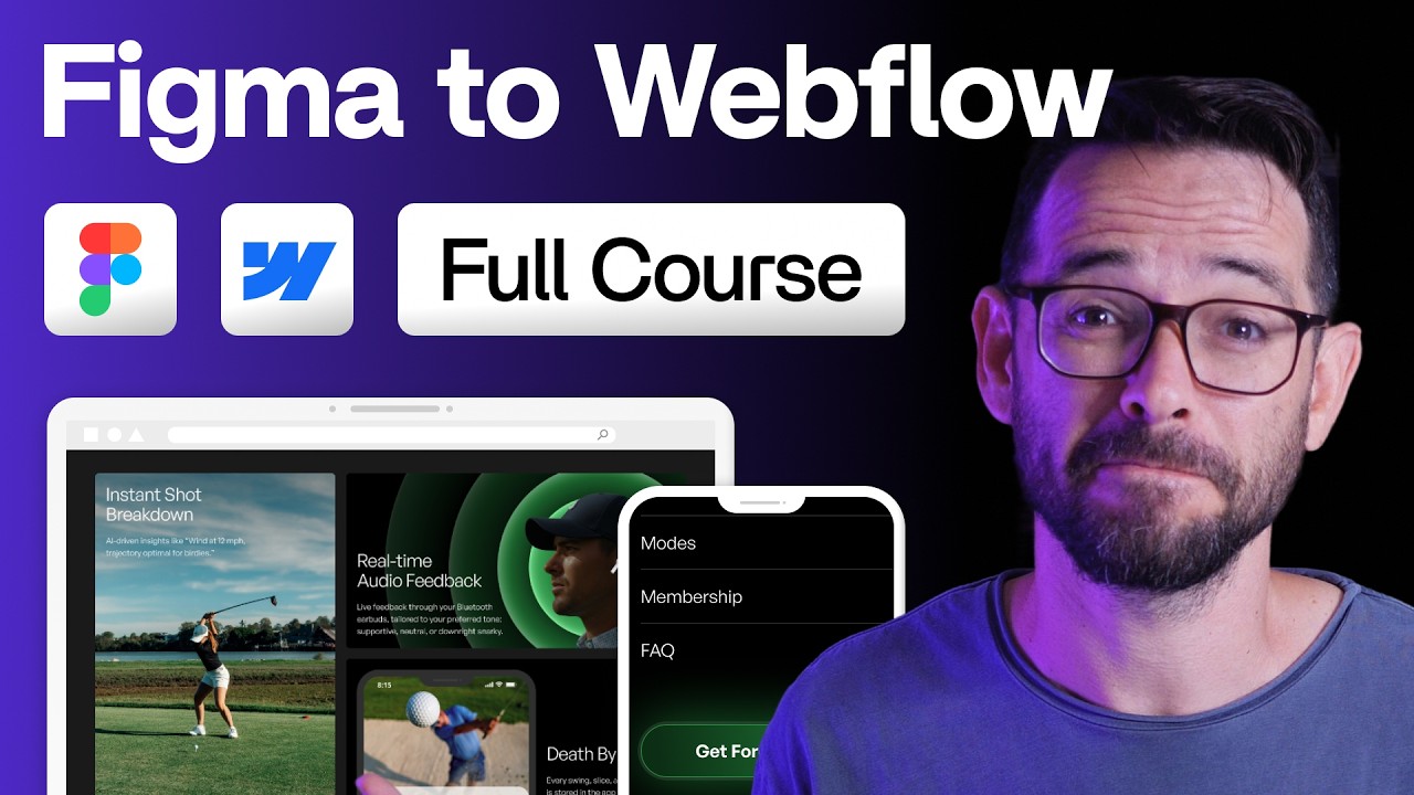 From Figma to Webflow (Full Beginner Course)