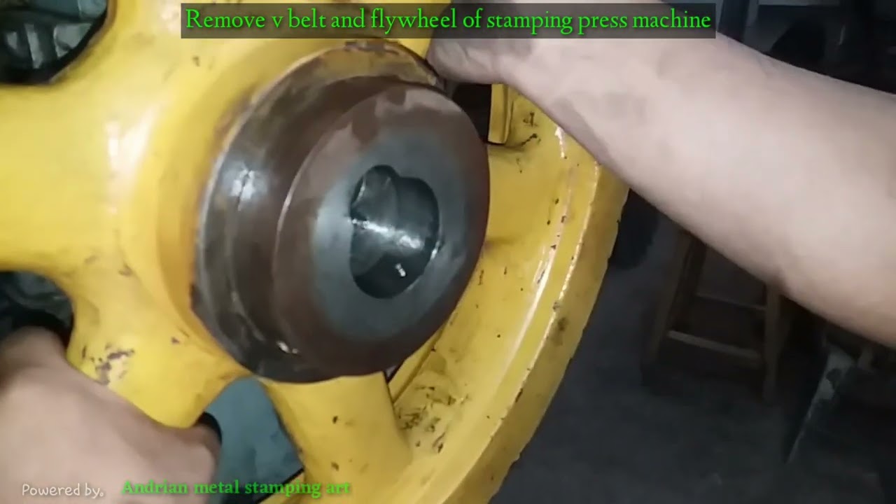 Power press stamping machine repair || replace the press machine stopper part 2