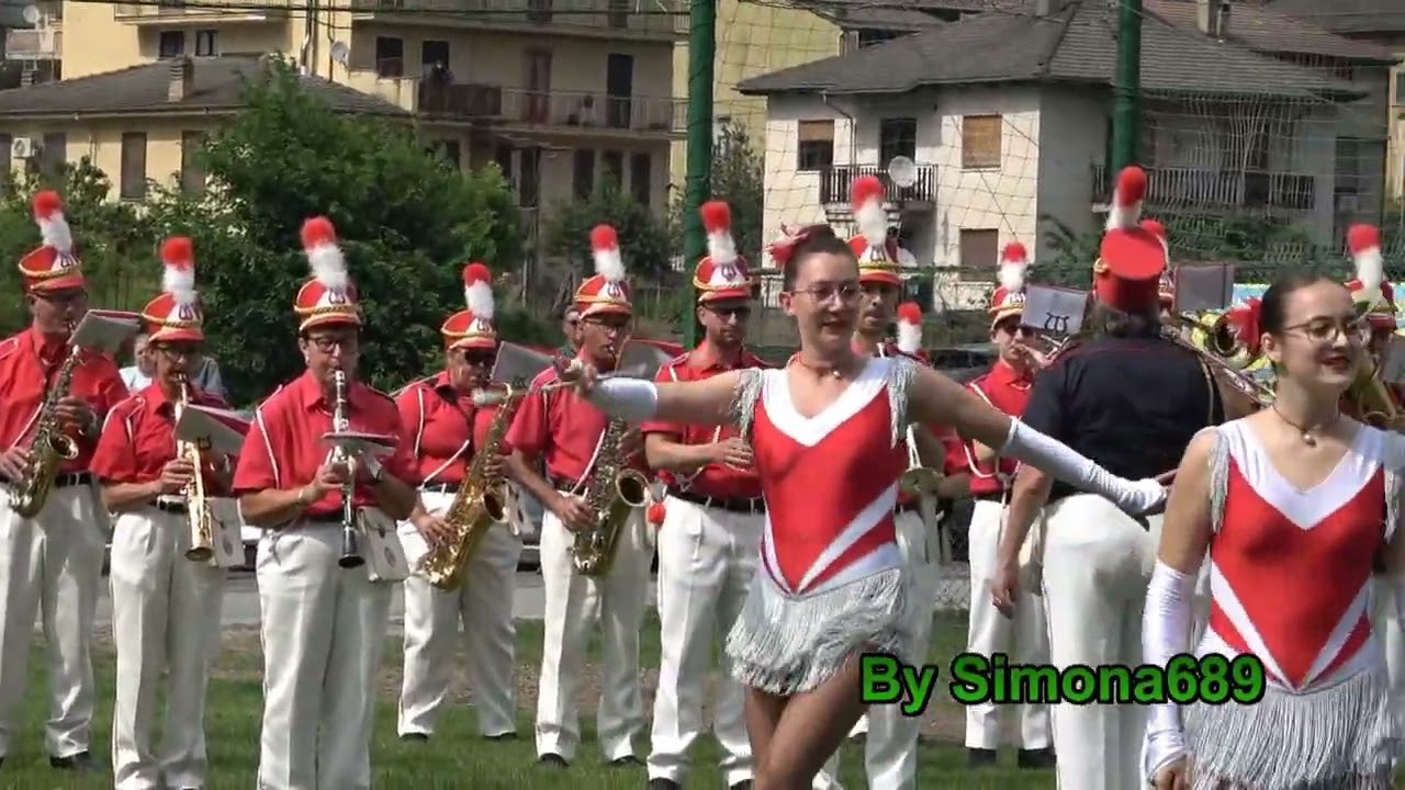 Majorettes e Banda Musicale La Vigoneisa, Pomaretto, Raduno Bandistico