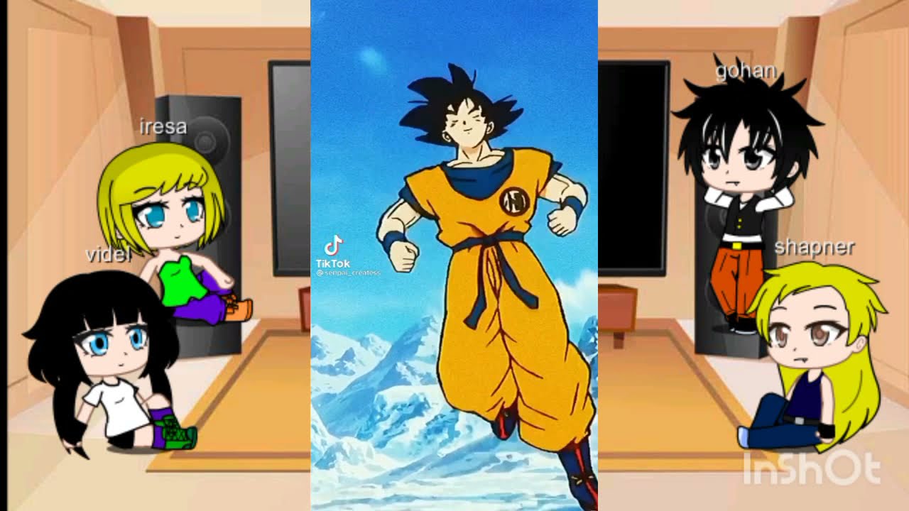 la clase de gohan reaccionan a goku