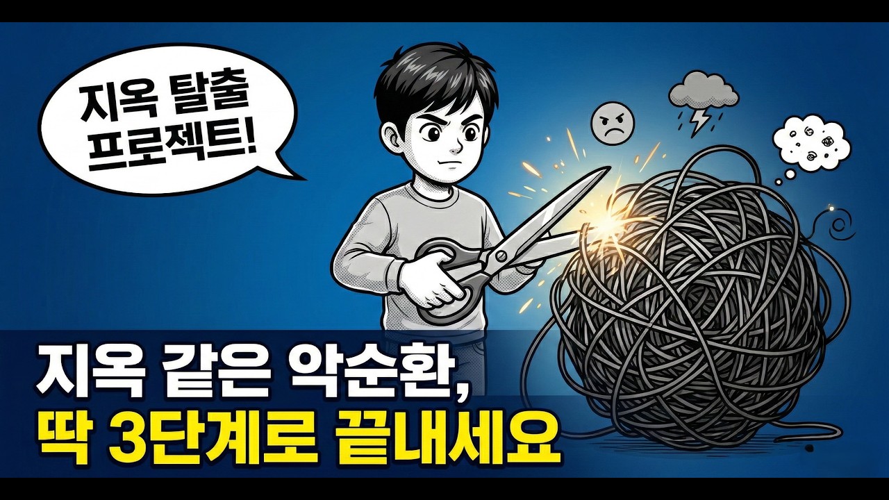인생을 망치는 '미루기-우울-불안' 굴레에서 탈출하는 법 (딱 3단계)