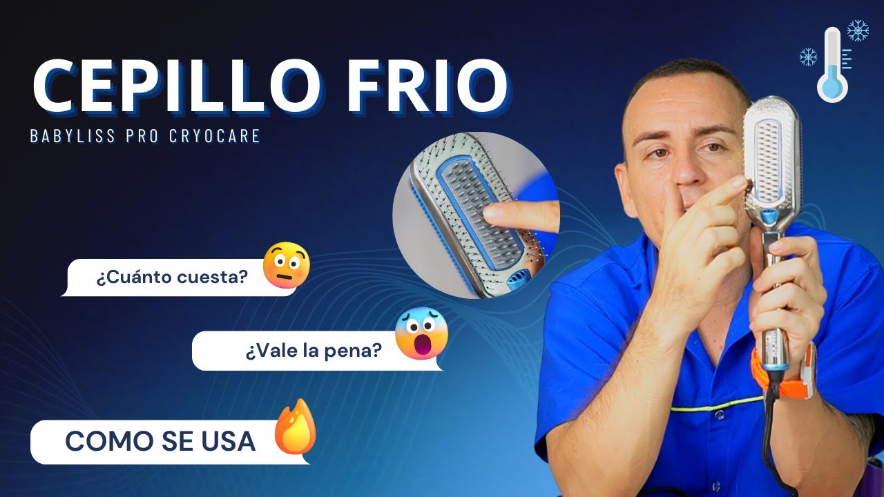 Cepillo frío BaByliss PRO CryoCare crioterapia para el cabello. FUNCIONA!?