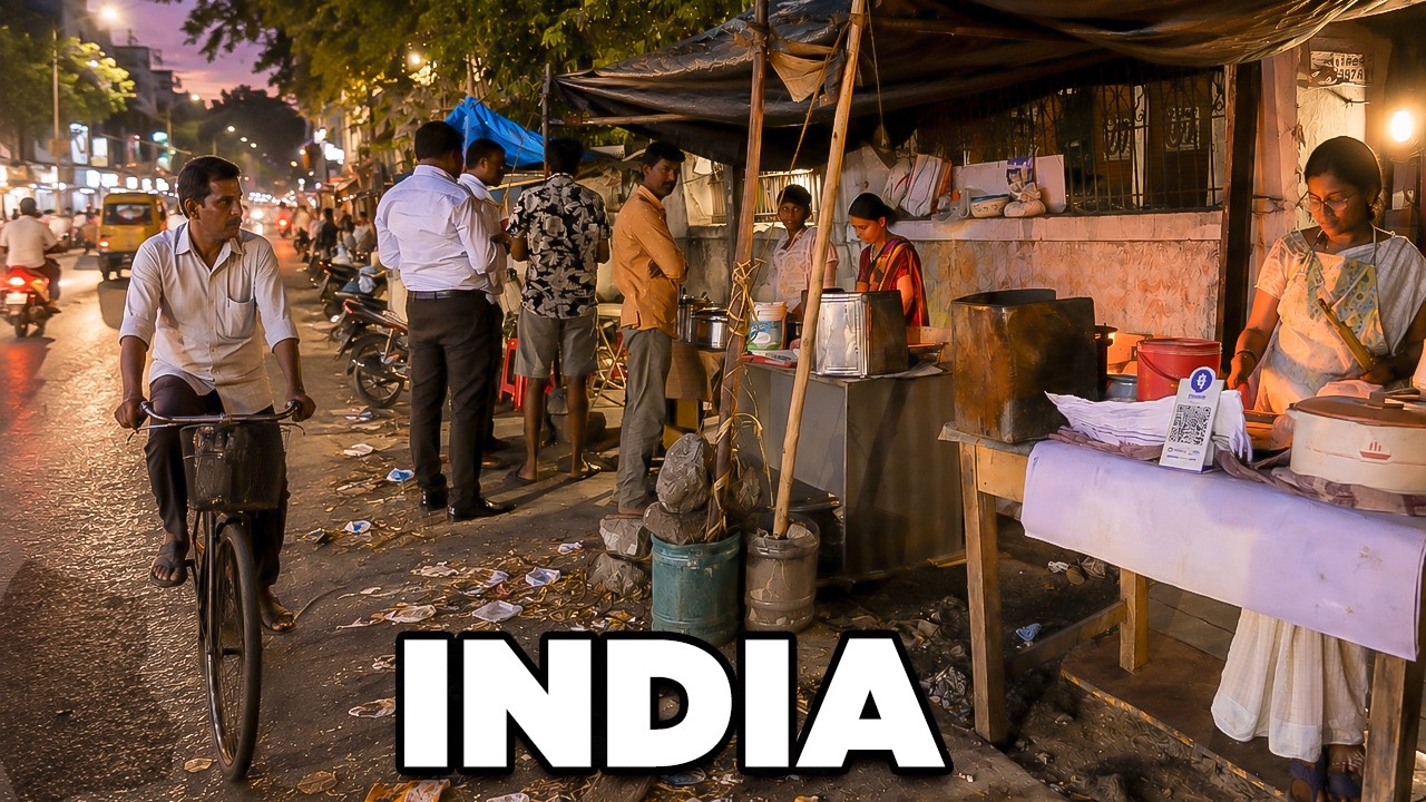 Walking Through India at Night: An Immersive 4K City Tour 🇮🇳