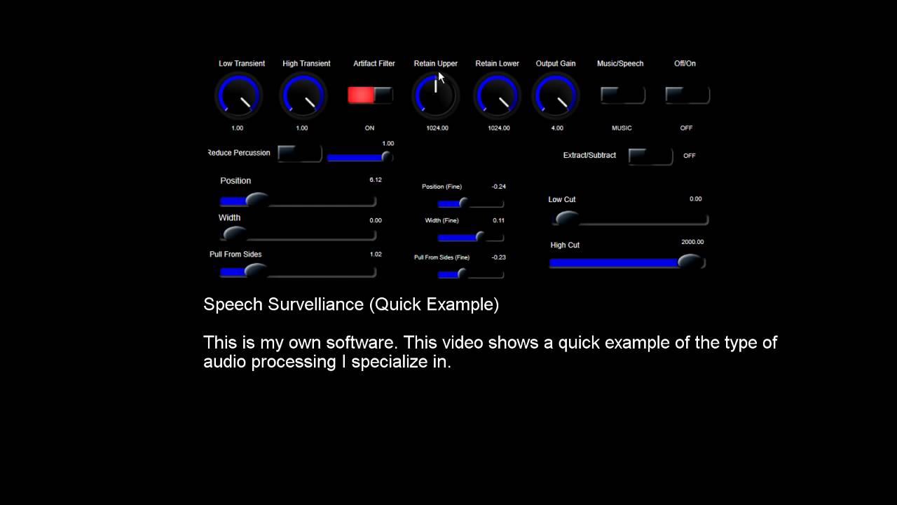 Audio Forensic Enhancement