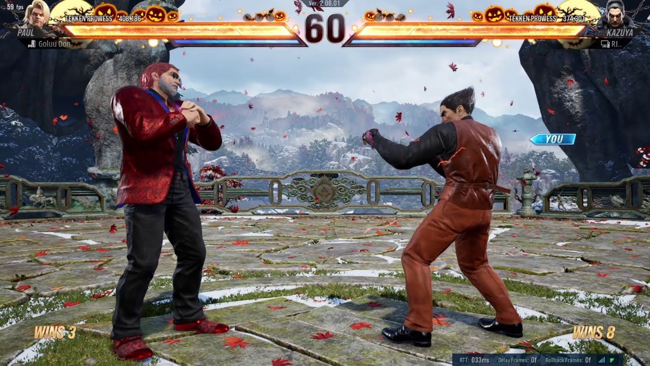 Goluu DON (Paul) Vs RJ (Kazuya Mishima) Intense Rank Match