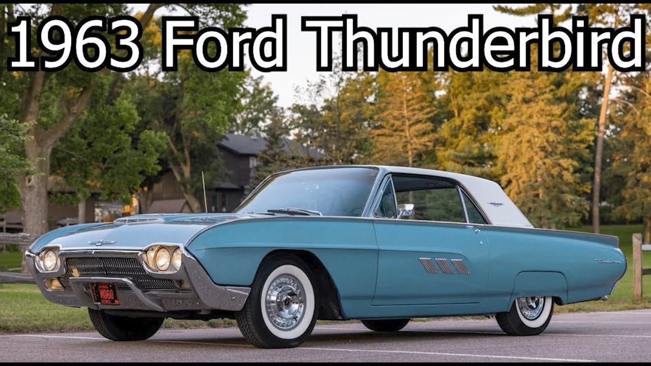 A Look at a 1963 Ford Thunderbird Coupe
