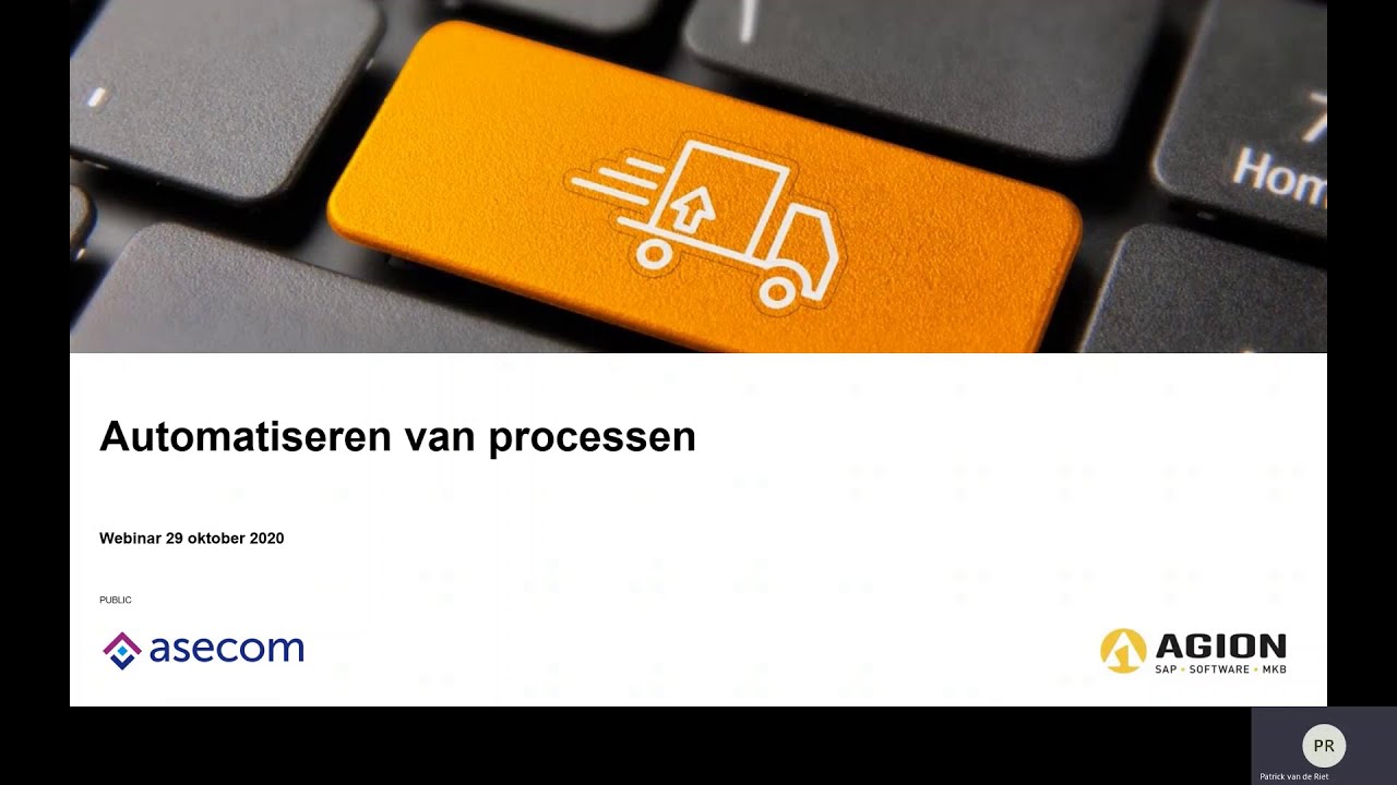 Webinar automatiseren van processen