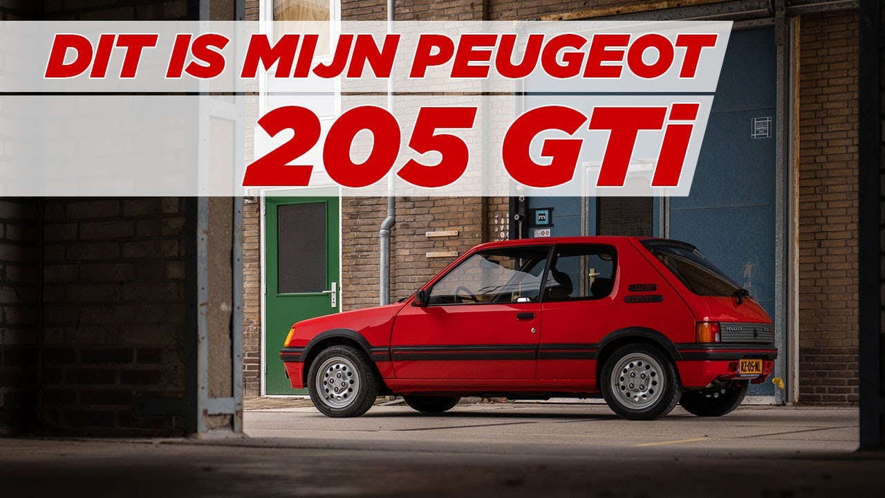 Dit is mijn Peugeot 205 GTi