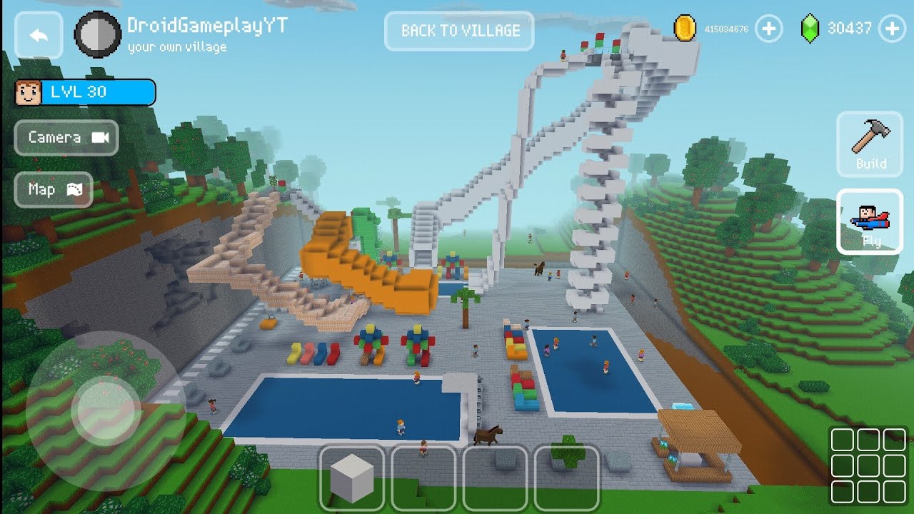 Water Park - Block Craft 3d: Building Game