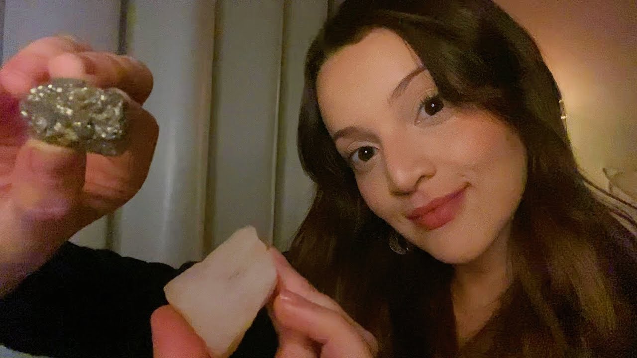 🌙 ASMR Limpeza Energética com Cristais | Removendo Suas Energias Negativas