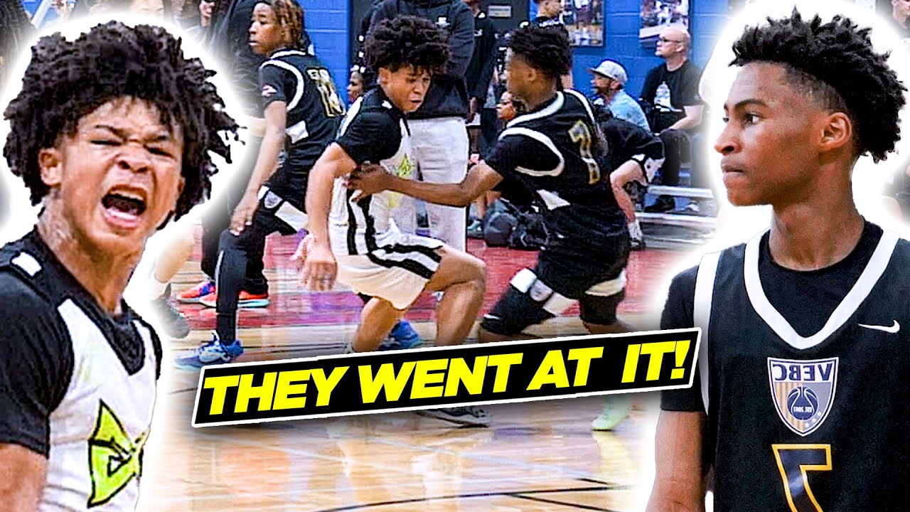Top Ranked 8th Graders Will Conroy Jr. & DJ Hunter Jr. Wanted ALL THE SMOKE W/ Each Other!