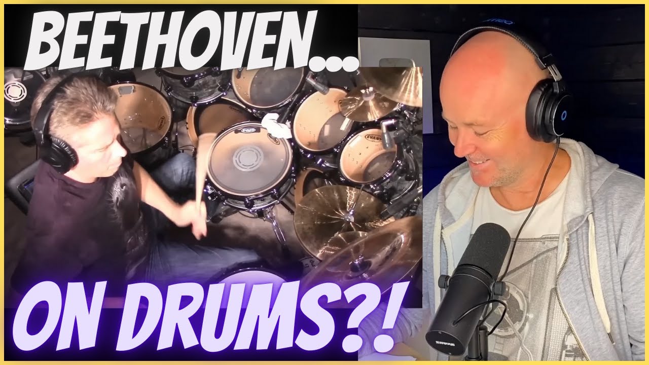 Drum Teacher Reacts: Ted Kirkpatrick Drums Over Beethoven’s Symphony No. 5 Finale