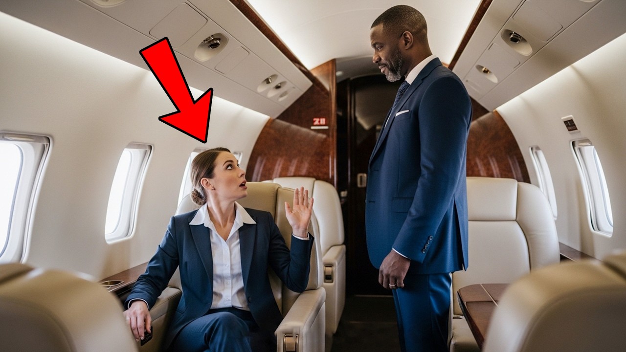 White Woman Snatched Black CEO’s Seat — Then Froze When He Said: “I Own This Airline”
