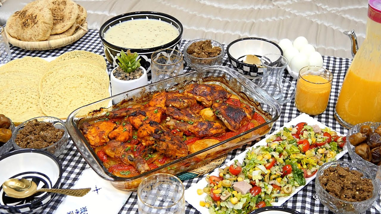 حضري أسهل مائدة رمضان بأفكار وأطباق جد بسيطة متنوعة مع مطبخ أمينة المراكشية