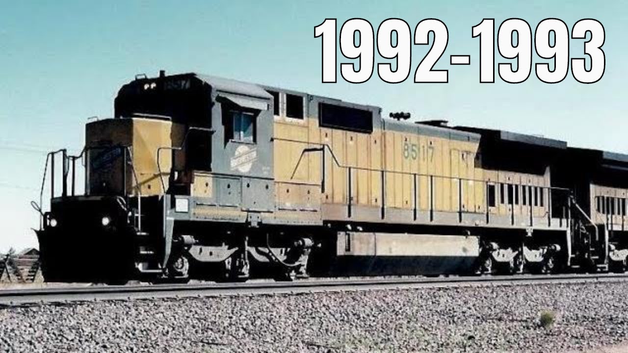 Chicago & North Western Steam & Diesel Trains 1992-1993