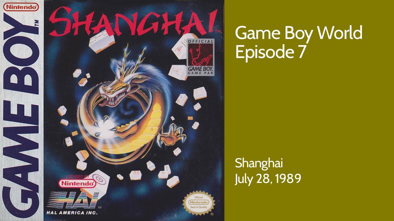Game Boy World #007: Shanghai (Activision/HAL, 1989)