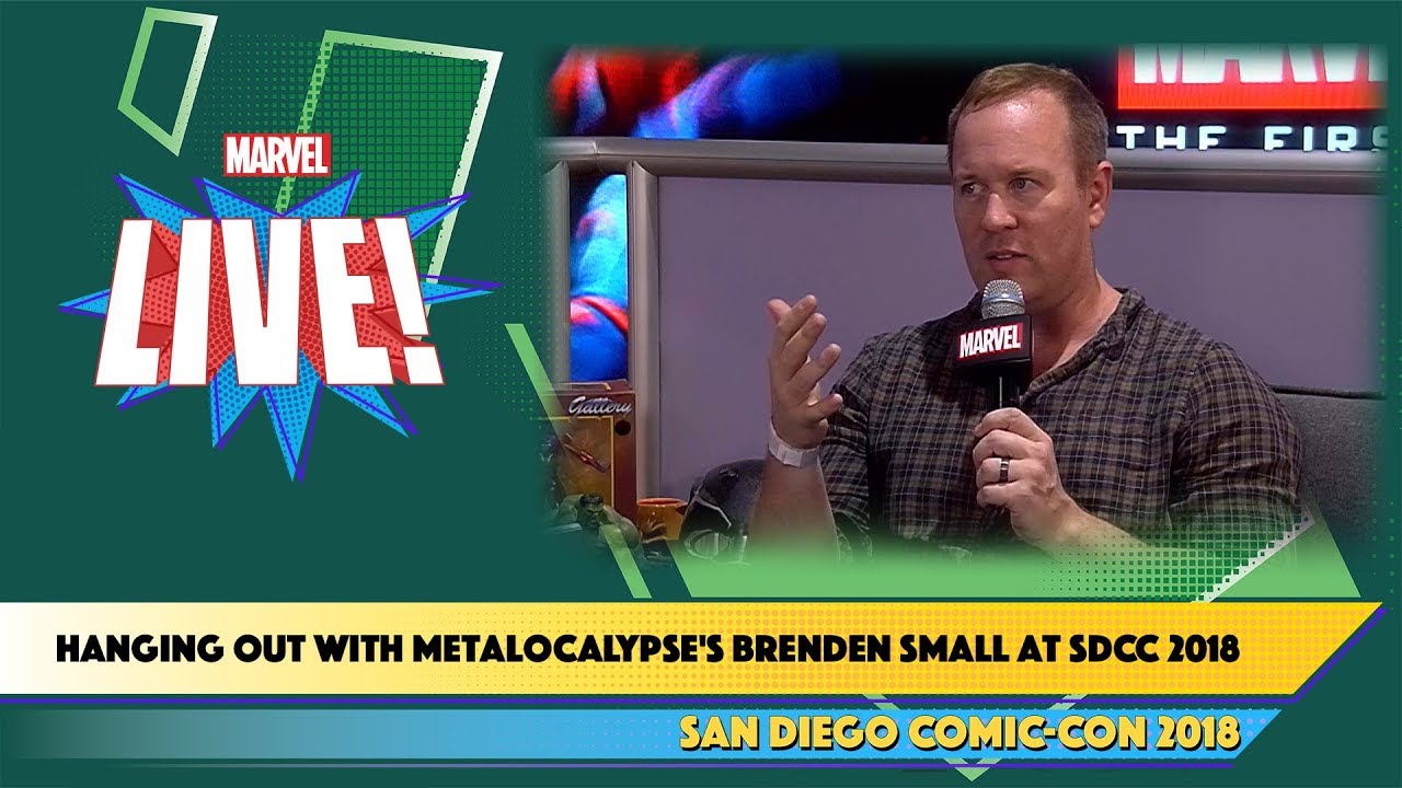 Hanging out with Metalocalypse's Brendon Small at SDCC 2018