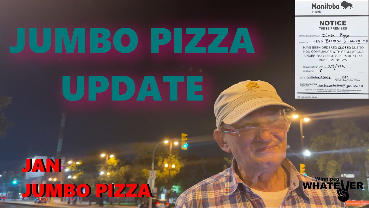 RIP JUMBO PIZZA AFTER 33 YEARS ...UPDATE FROM OWNER : JAN #winnipeg #pizza