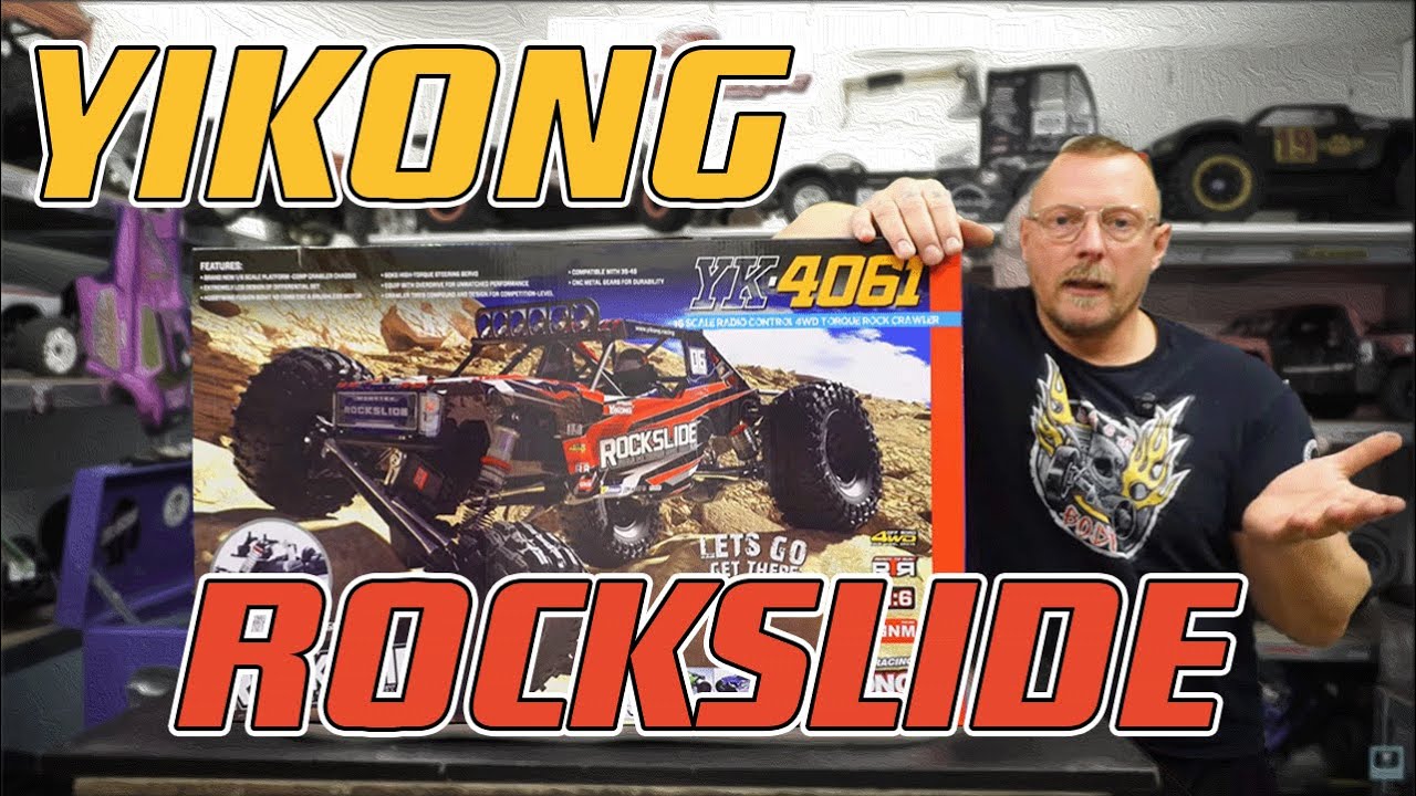 Le YIKONG 4061 ROCK SLIDE rock buggy 1/6 4s fusion 1800kv RTR avec ROBITRONIC.COM