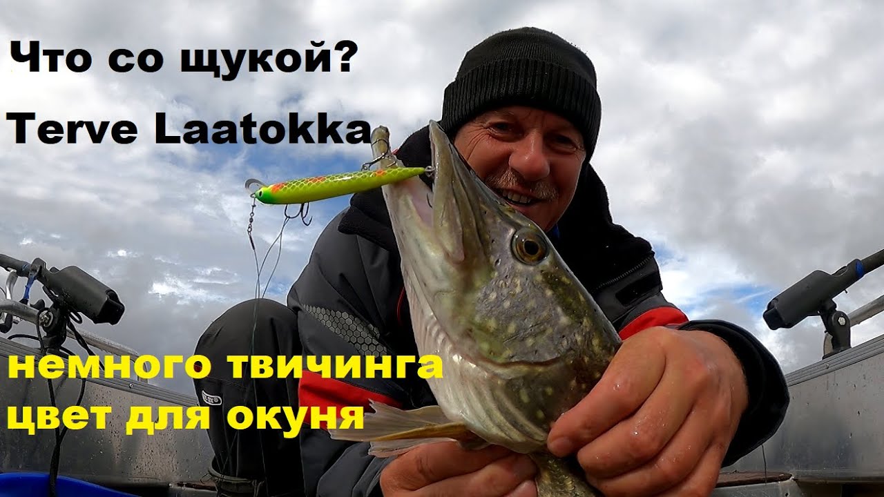 Что со щукой? Немного твичинга.Терве Лаатокка. Цвет на окуня.
