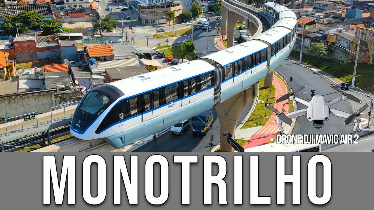 Sobrevoando Com Drone o Monotrilho da Linha 15 Prata - Imagens Incríveis - Sobrevoando SP #02