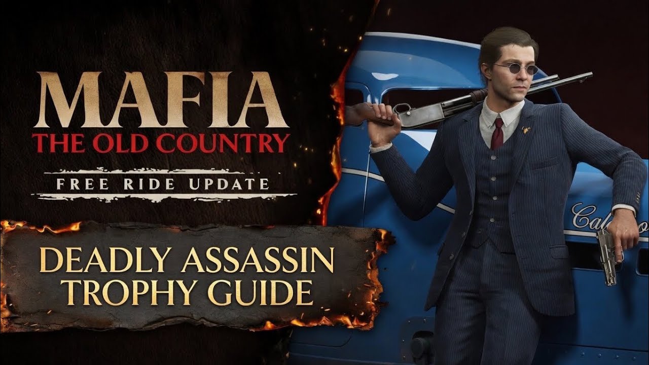 Mafia The Old Country | Free Ride Update | Deadly Assassin Trophy Guide