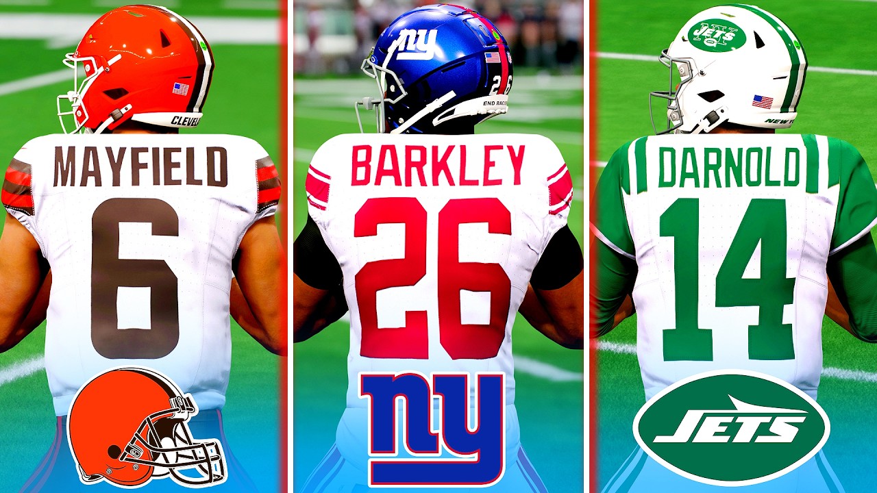 I Put Every NFL Player On Their Drafted Team!