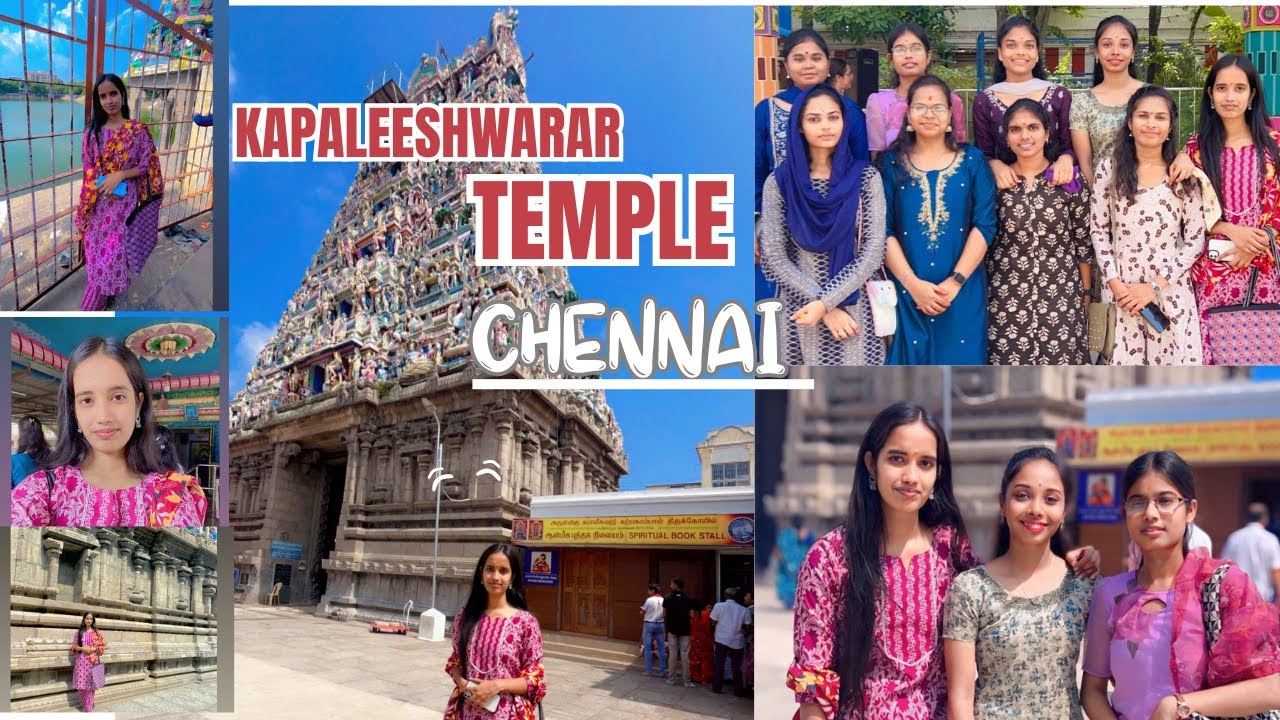I Visited Most Famous Kapaleeshwarar Temple In Chennai  | Miss Khushi Vlogs |