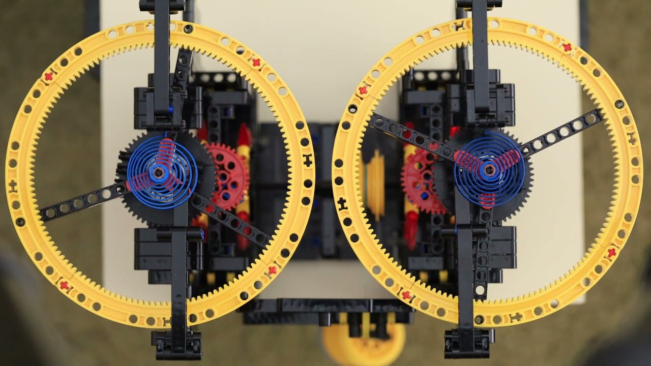 Lego Dual Balance-Wheel Verge Escapement